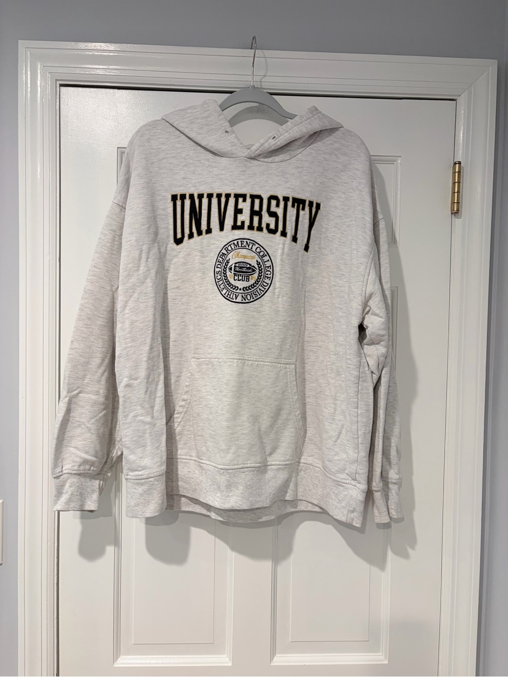 Garage Light Gray 'University' Hoodie